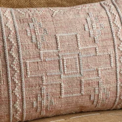 Graham & Green Josie Rectangular Pink Cushion