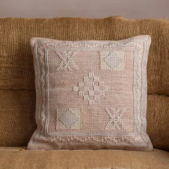Graham & Green Josie Square Pink Cushion
