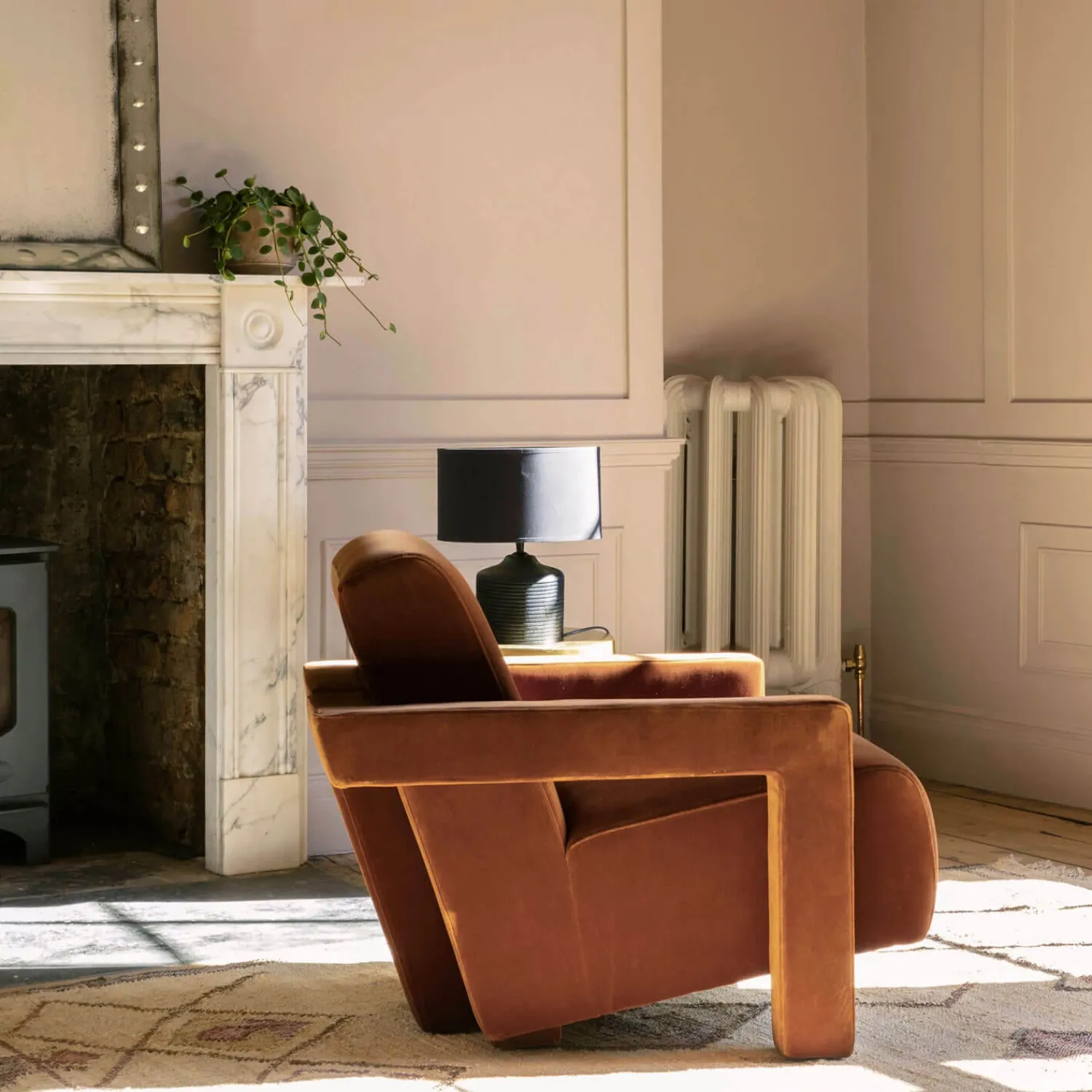 Graham & Green Jude Velvet Armchair