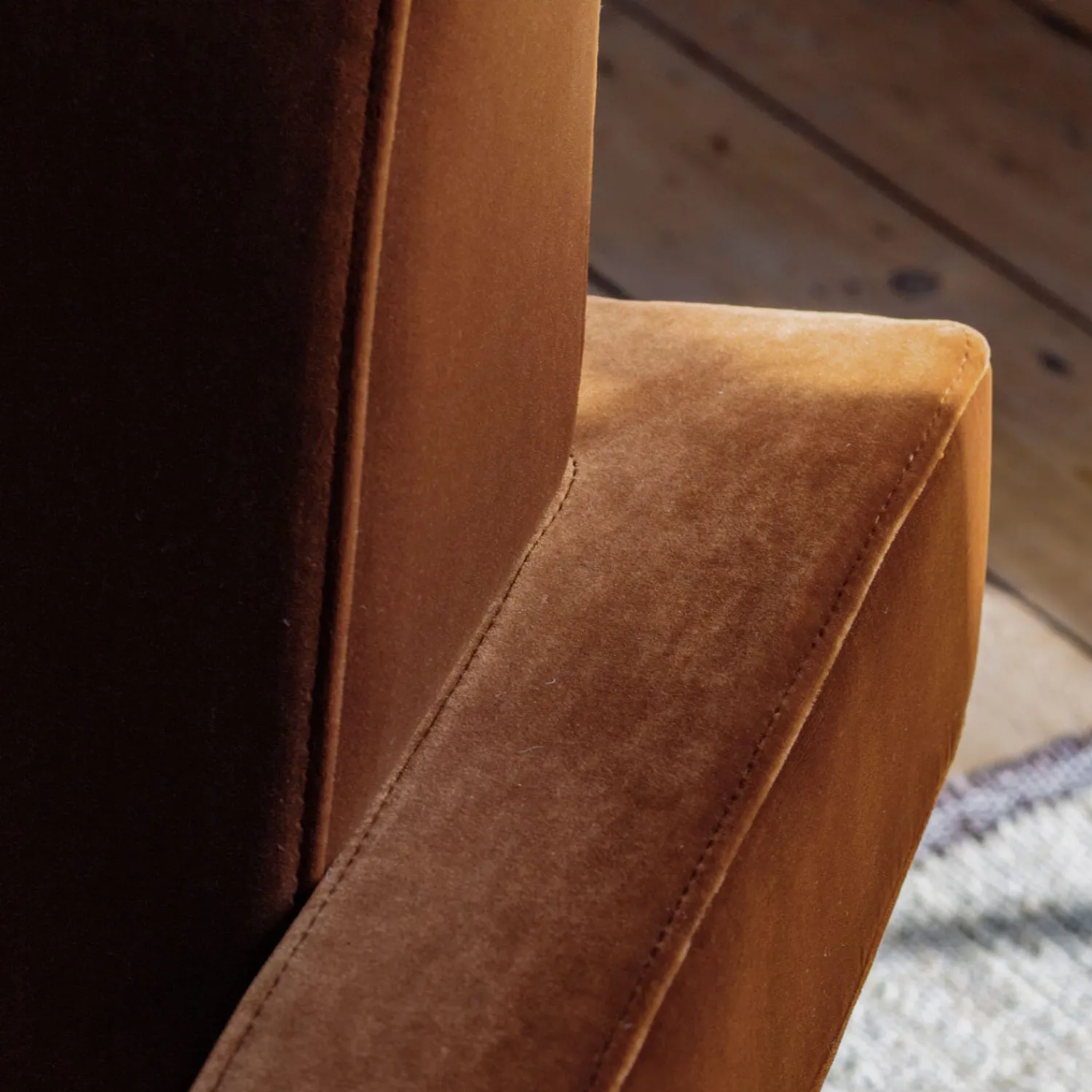 Graham & Green Jude Velvet Armchair