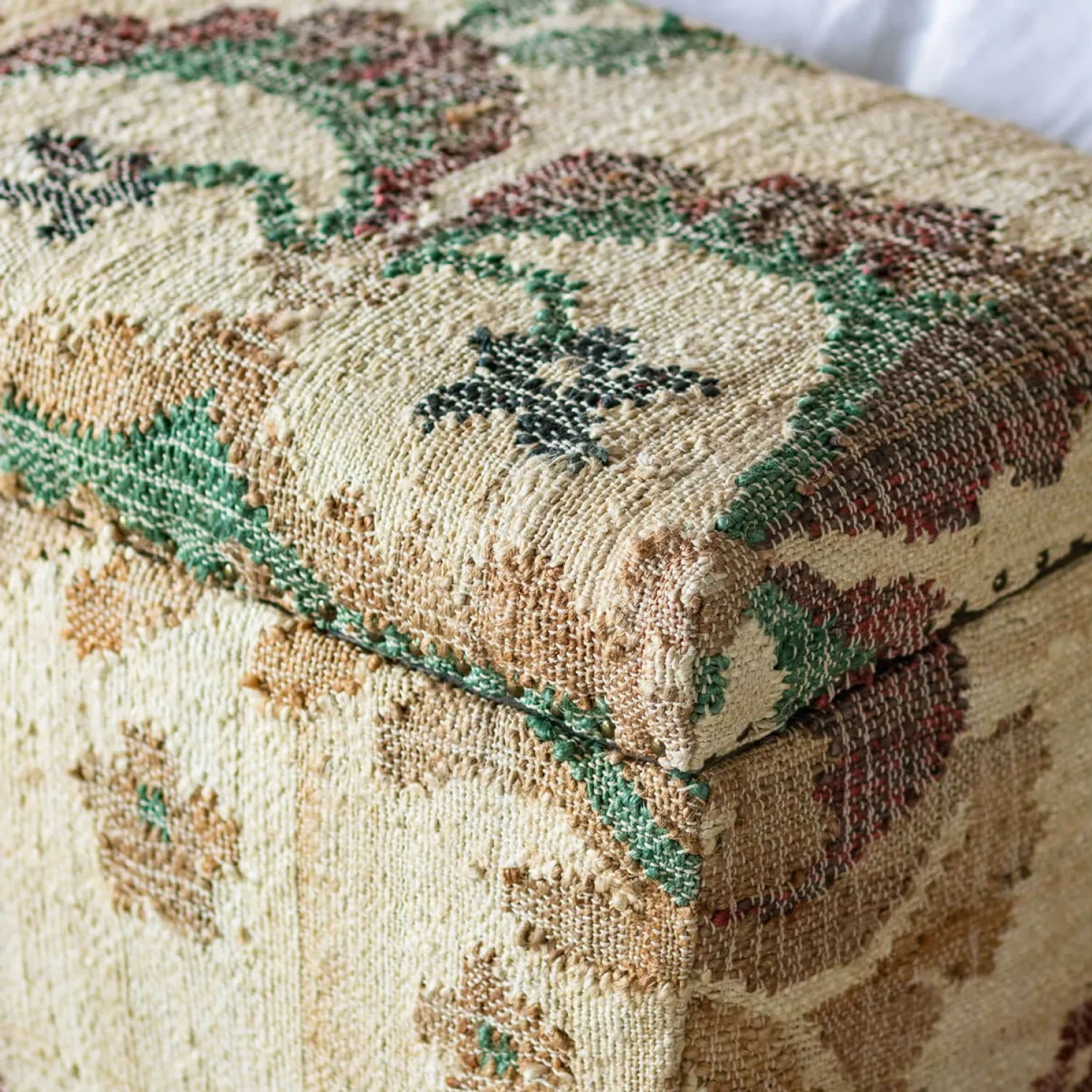 Graham & Green June Jute Floral Blanket Box