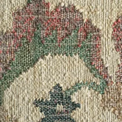 Graham & Green June Jute Floral Ottoman