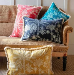 Graham & Green Jungle Crewel Embroidery Cushions