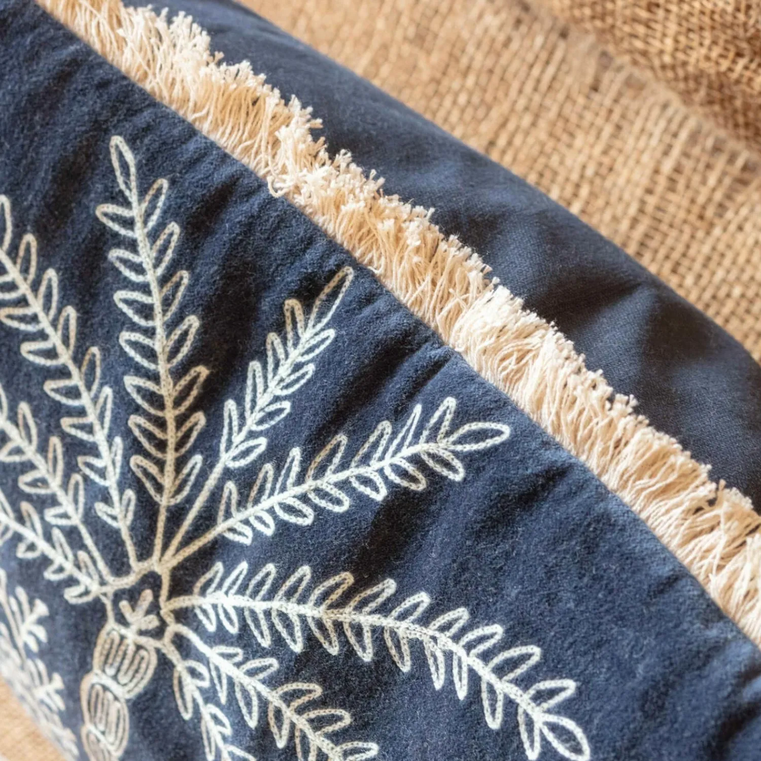 Graham & Green Jungle Crewel Embroidery Cushions