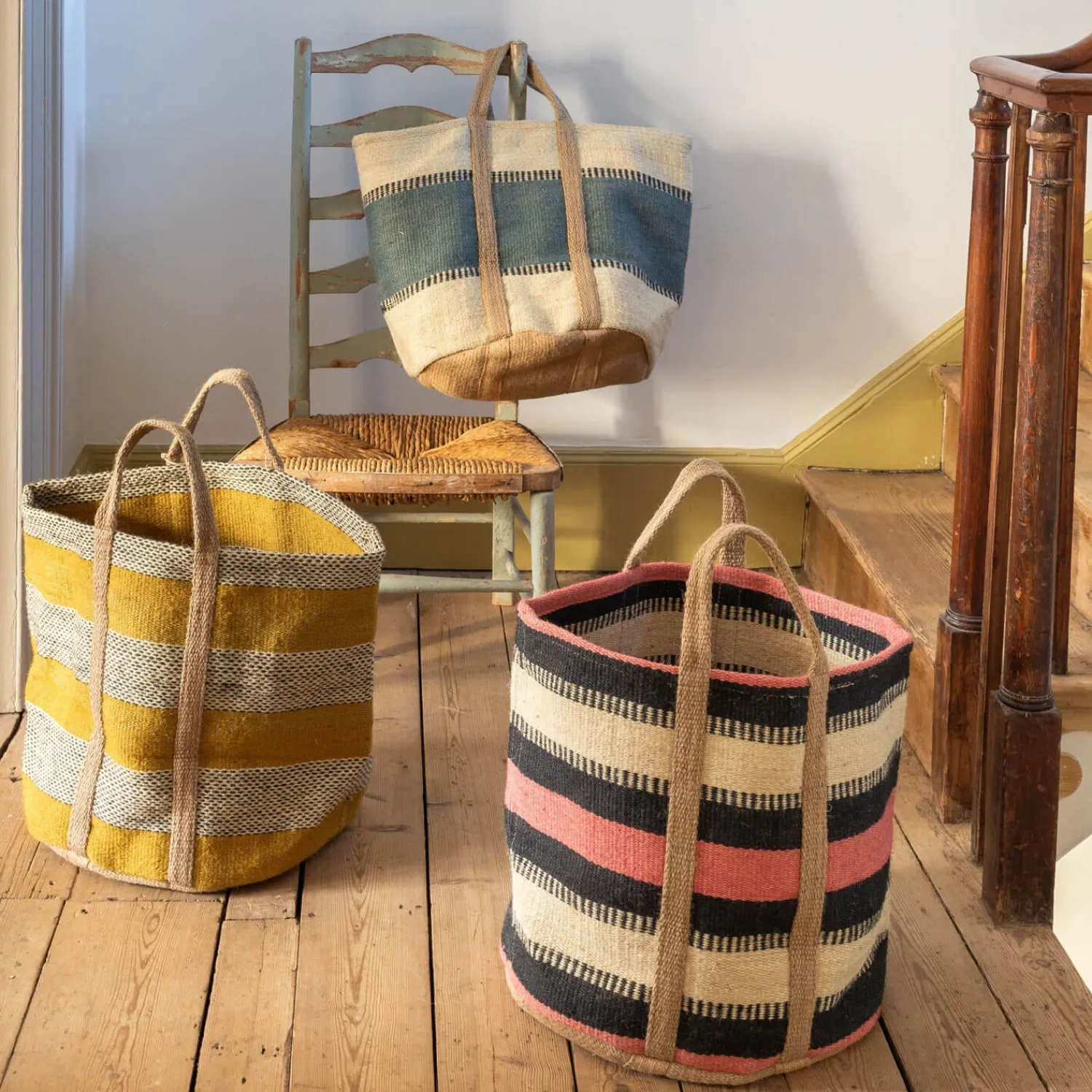 Graham & Green Jute Storage Baskets