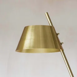 Graham & Green Kari Brass Floor Lamp