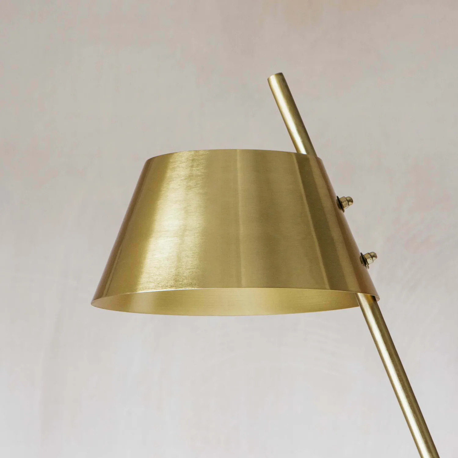 Graham & Green Kari Brass Floor Lamp