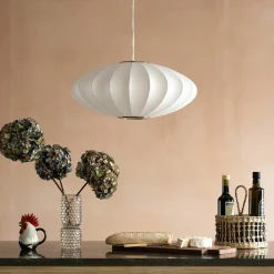 Graham & Green Katla White Pendant Light