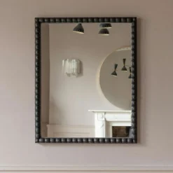 Graham & Green Large Barnaby Black Wall Mirror