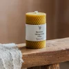 Graham & Green Large Beeswax Pillar Candle