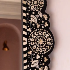 Graham & Green Large Ditsy Bone Inlay Mirror