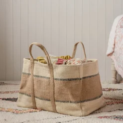 Graham & Green Large Jute Storage Baskets