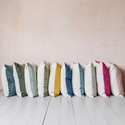 Graham & Green Large Velvet and Linen Backed Cushions