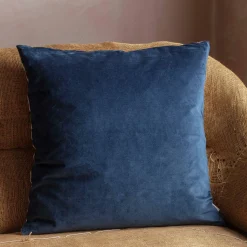 Graham & Green Large Velvet and Linen Backed Cushions
