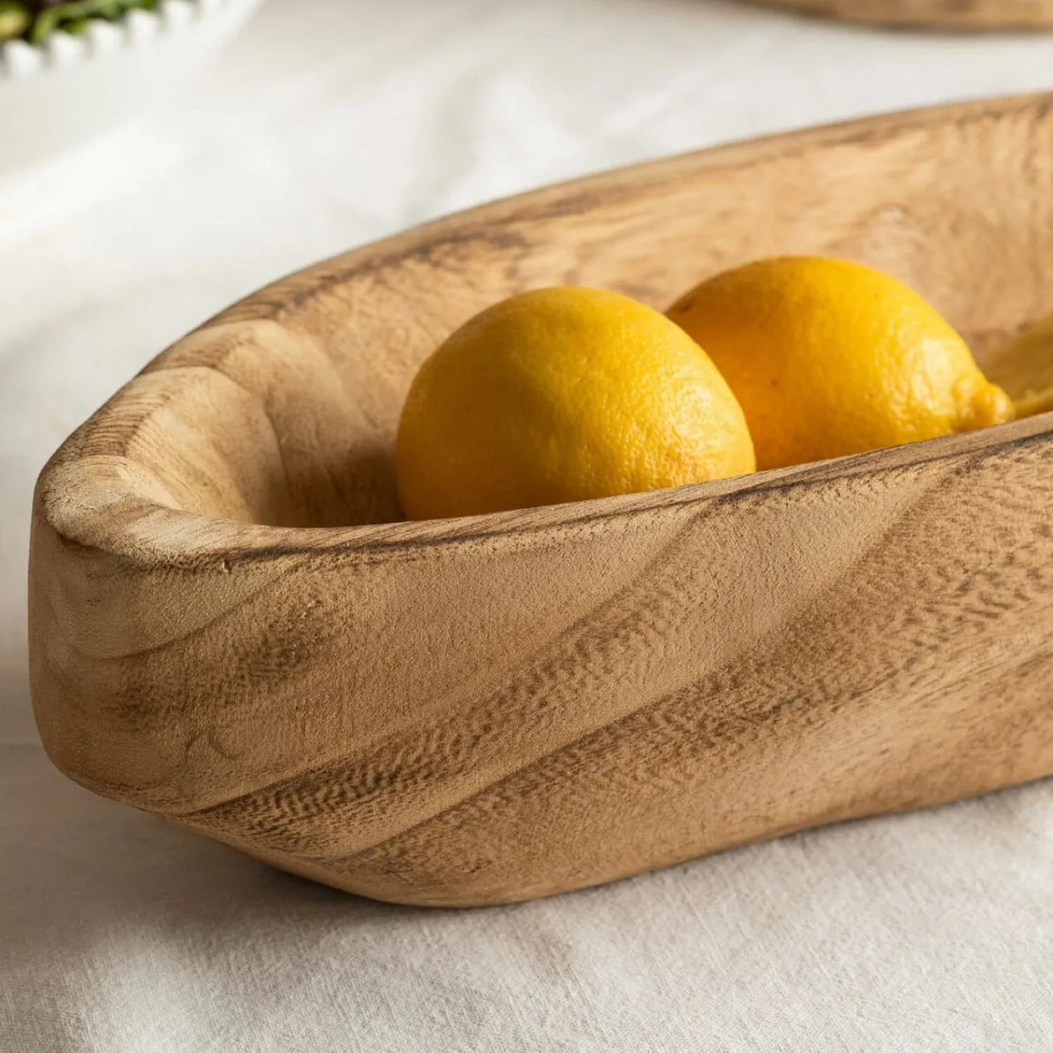 Graham & Green Large Wooden Fish Tray