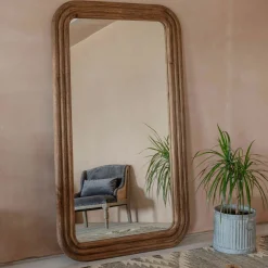 Graham & Green Lars Wooden Wall Mirror