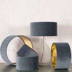 Graham & Green Lava Velvet Lamp Shades