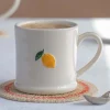 Graham & Green Lemon Branch Motif Mini Mug