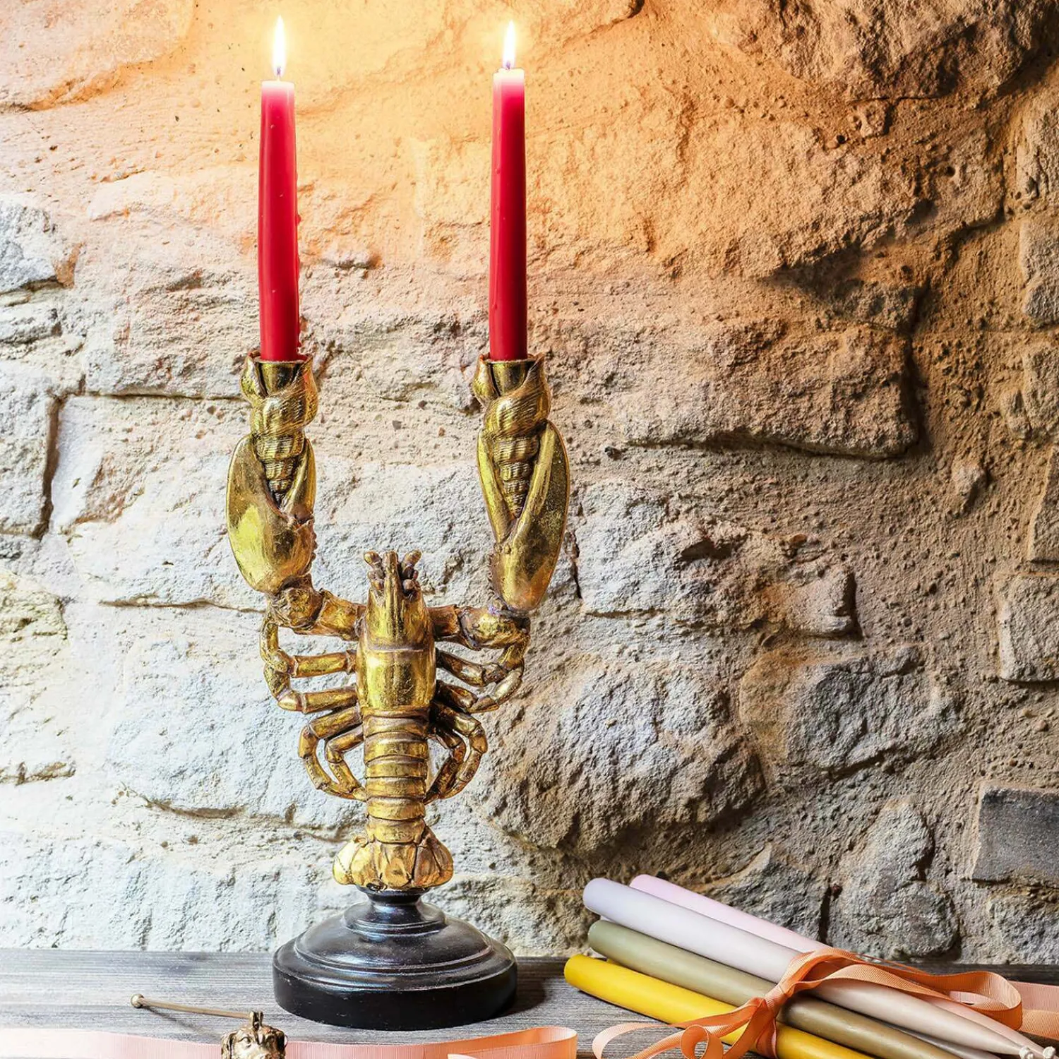 Graham & Green Lennie Lobster Candelabra