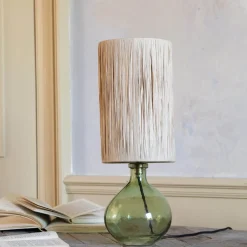 Graham & Green Lennox Light Green Table Lamp with Shade