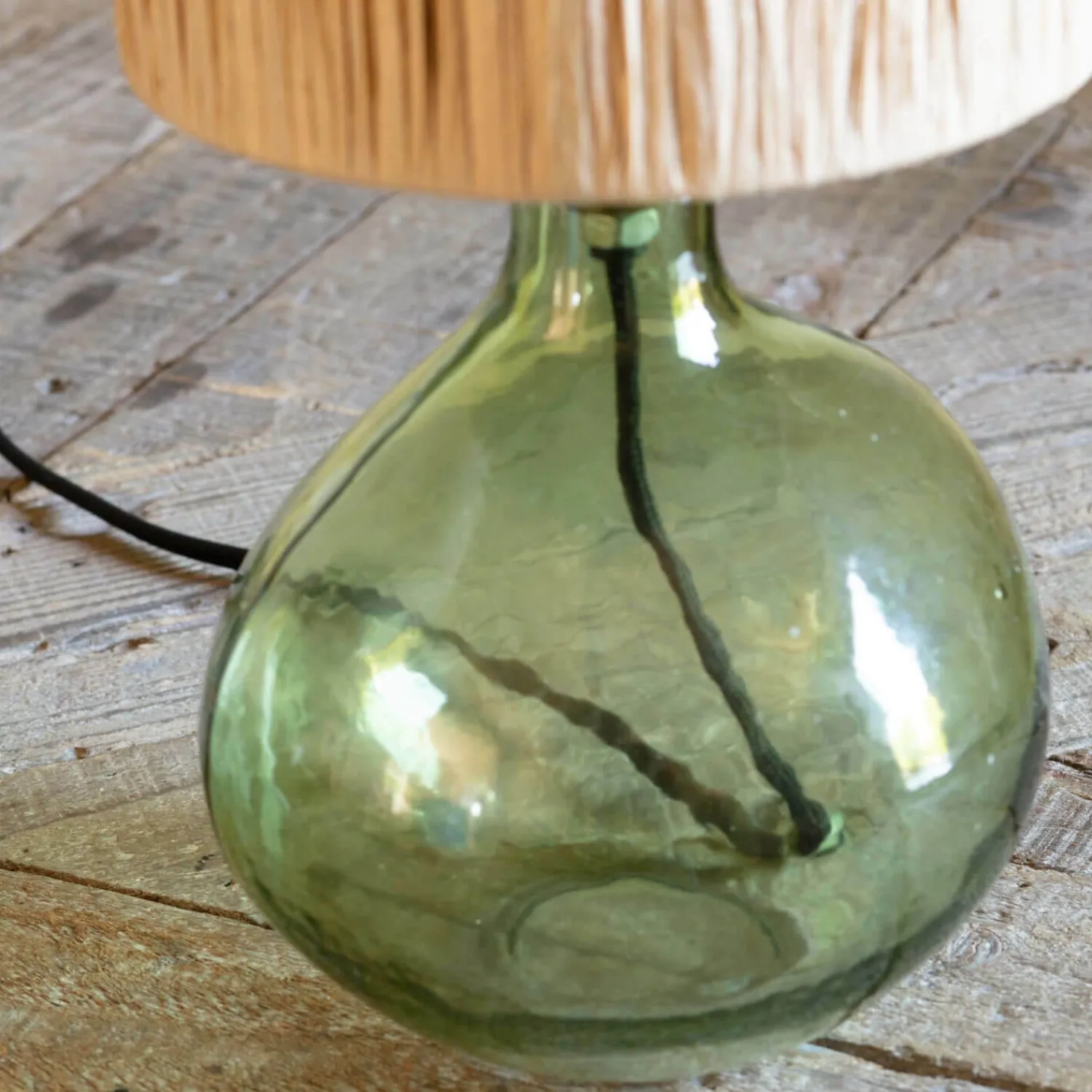 Graham & Green Lennox Light Green Table Lamp with Shade