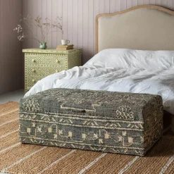 Graham & Green Leo Jute Ottoman