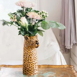 Graham & Green Leopard Flower Vase
