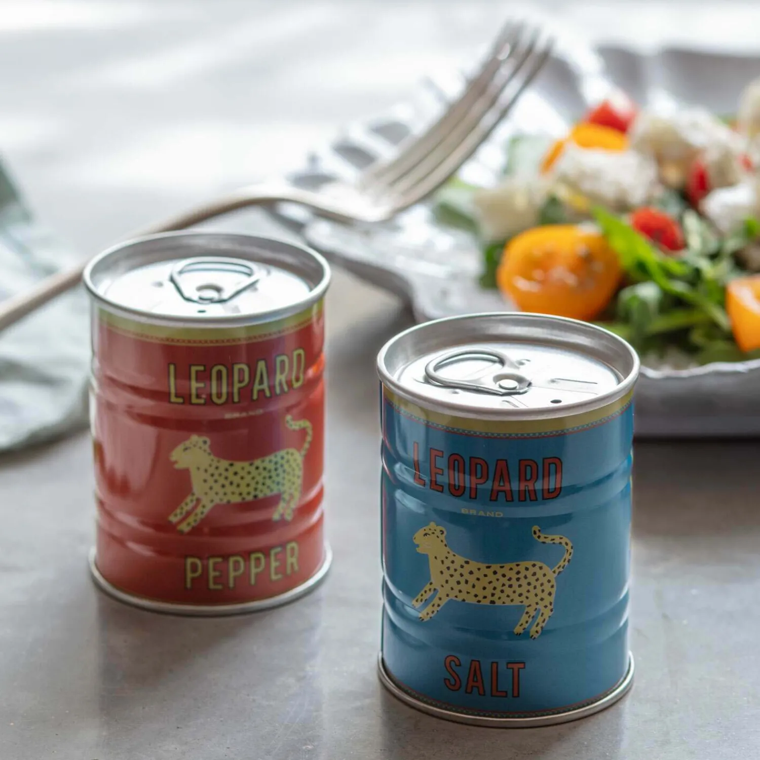Graham & Green Leopard Salt and Pepper Shakers