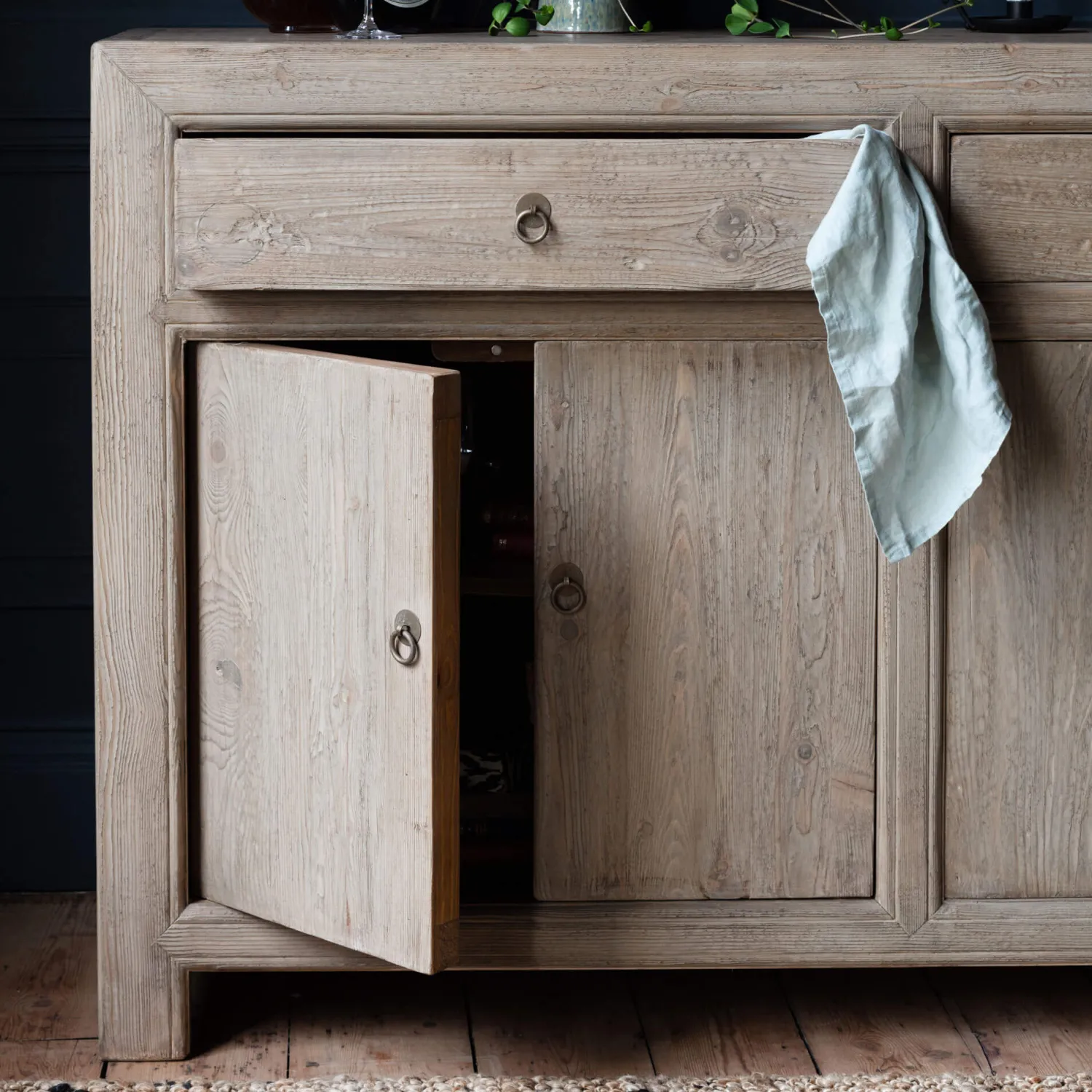 Graham & Green Leshan Six Door Three Drawer Sideboard