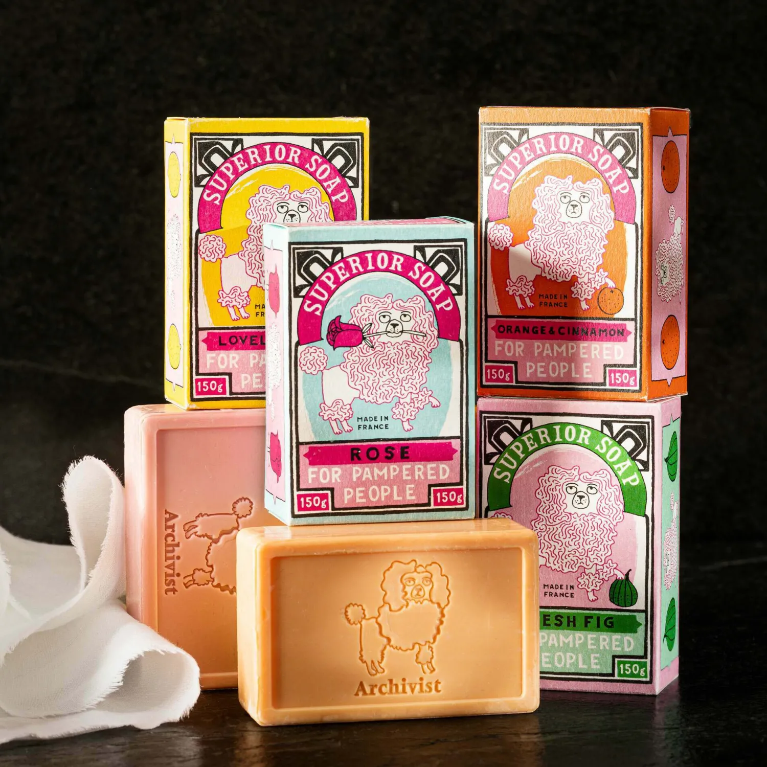 Graham & Green Letterpress Print Soap Bars