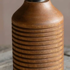 Graham & Green Leya Wooden Table Lamp