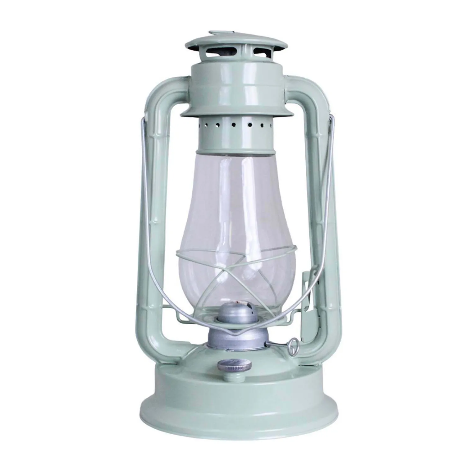 Graham & Green Light Green Hurricane Lantern