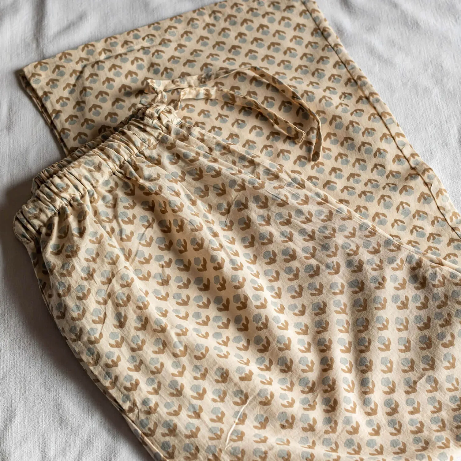 Graham & Green Lila Block Printed Pyjama Sets