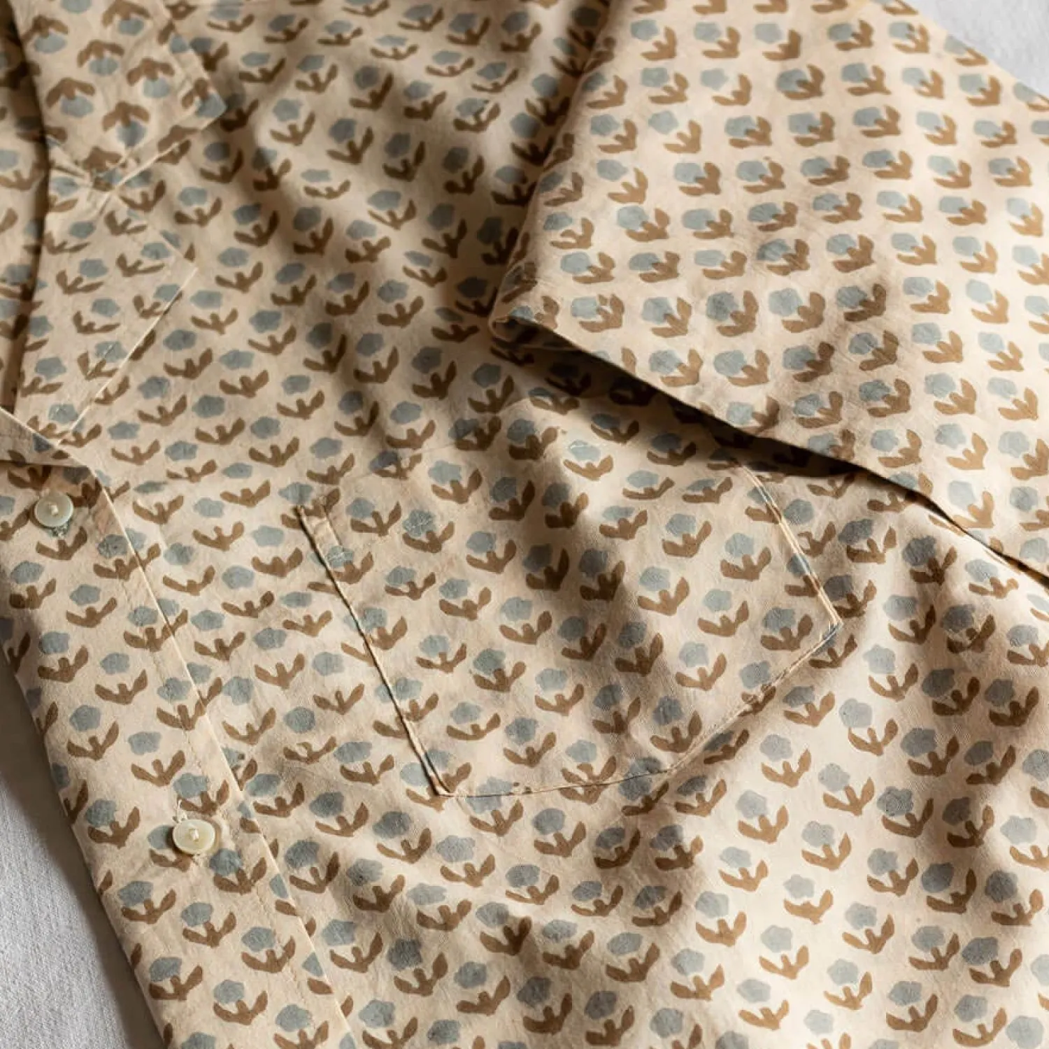 Graham & Green Lila Block Printed Pyjama Sets