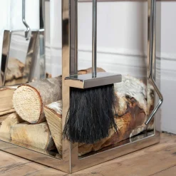 Graham & Green Log Holder with Tool Set