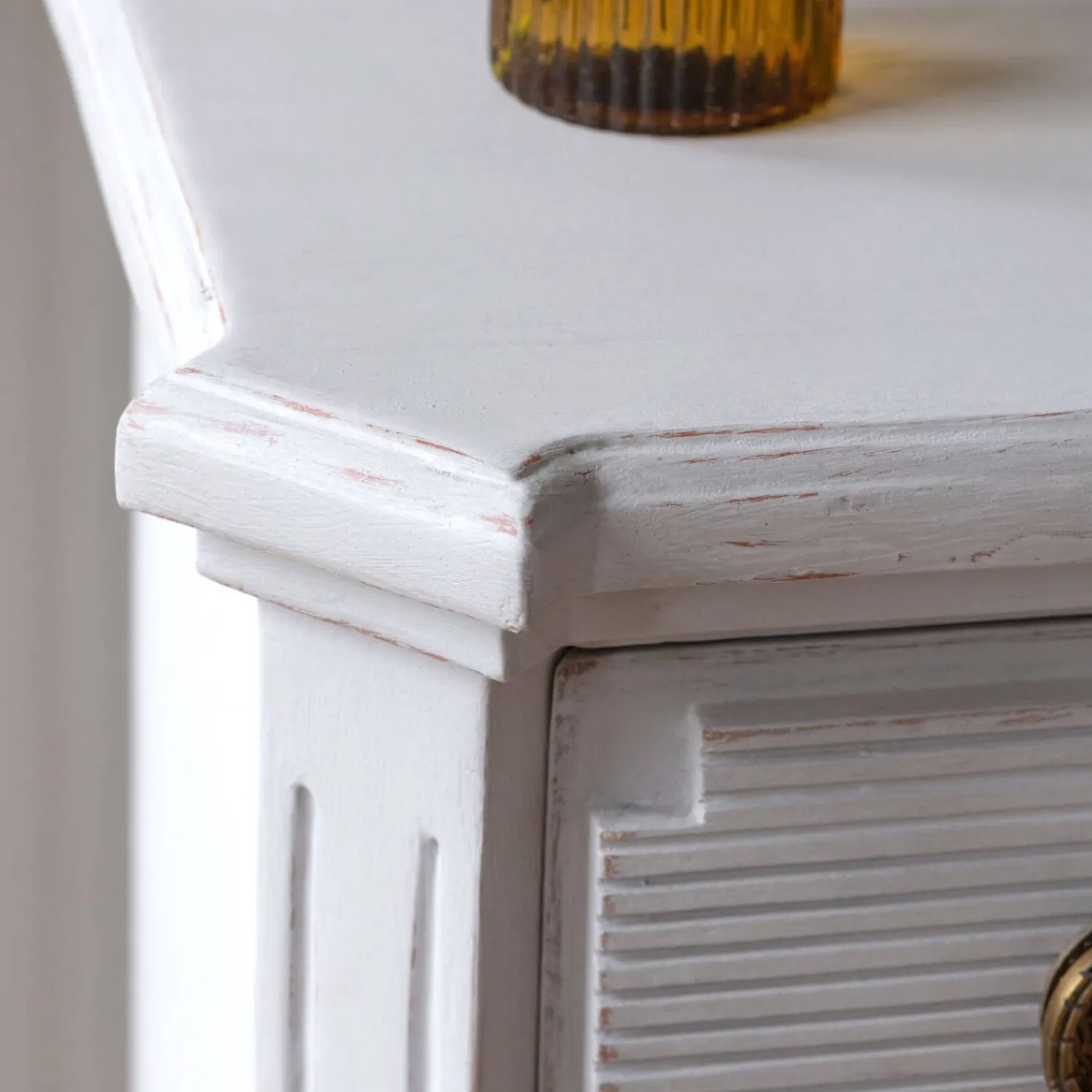 Graham & Green Lottie Three Drawer Bedside Table