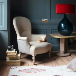 Graham & Green Louise Natural Linen Armchair