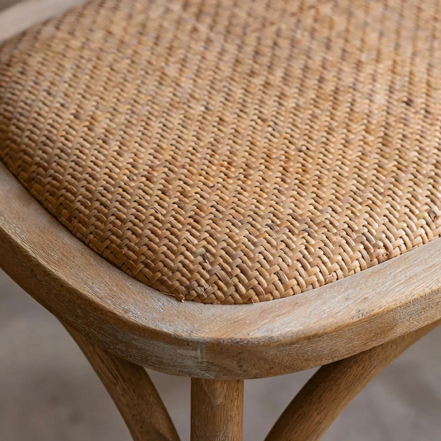 Graham & Green Lucien Wicker Dining Chair