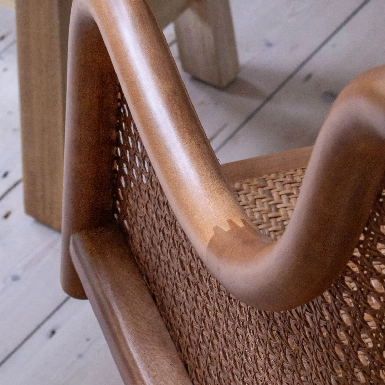 Graham & Green Lucien Wicker Office Chair