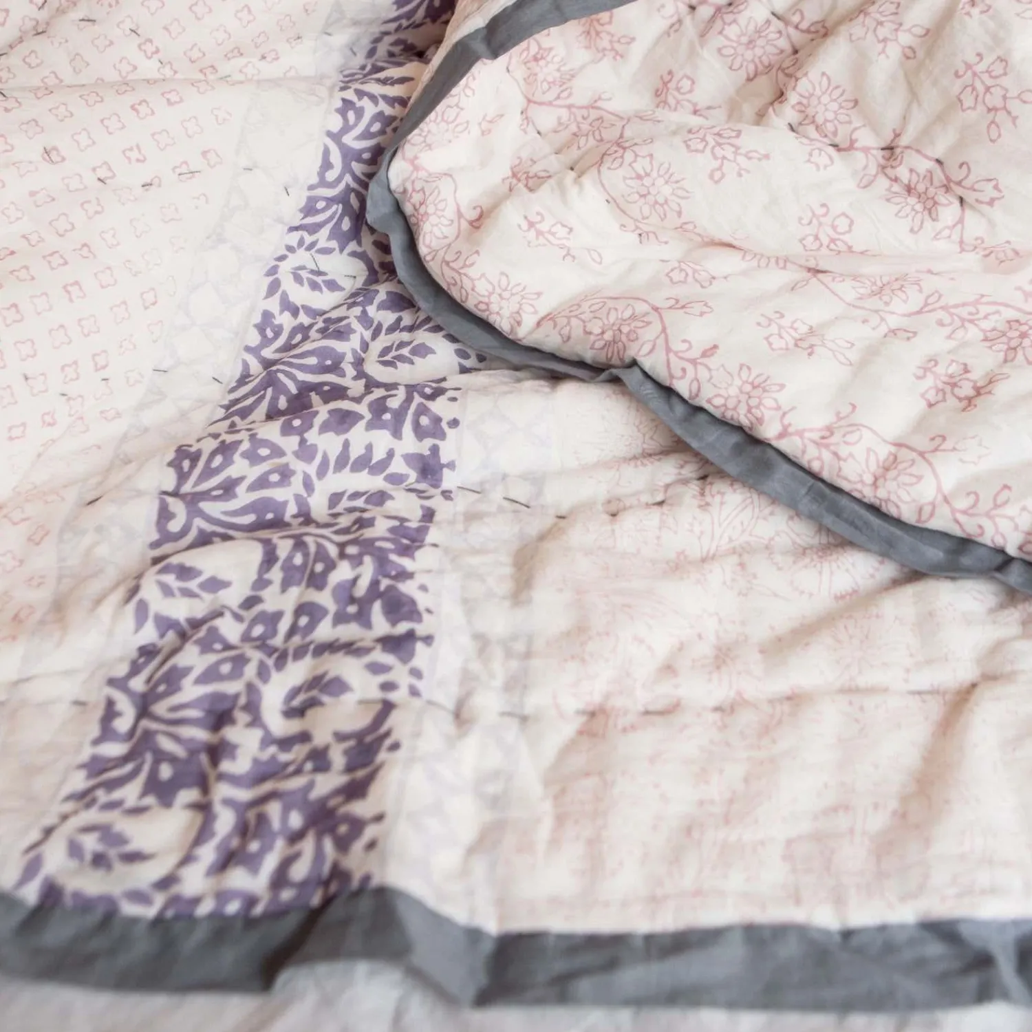 Graham & Green Lucinda Hand Printed Quilts