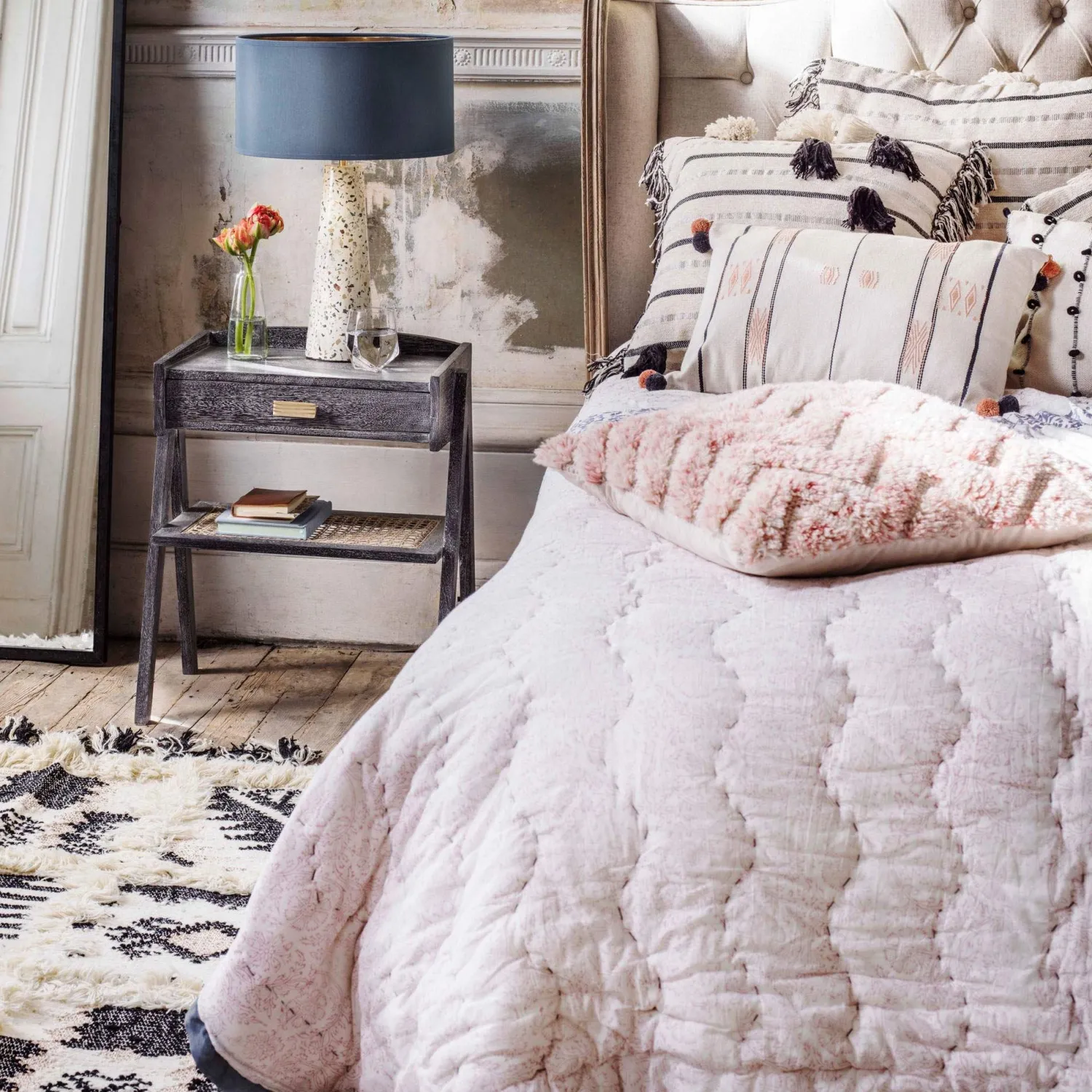 Graham & Green Lucinda Hand Printed Quilts