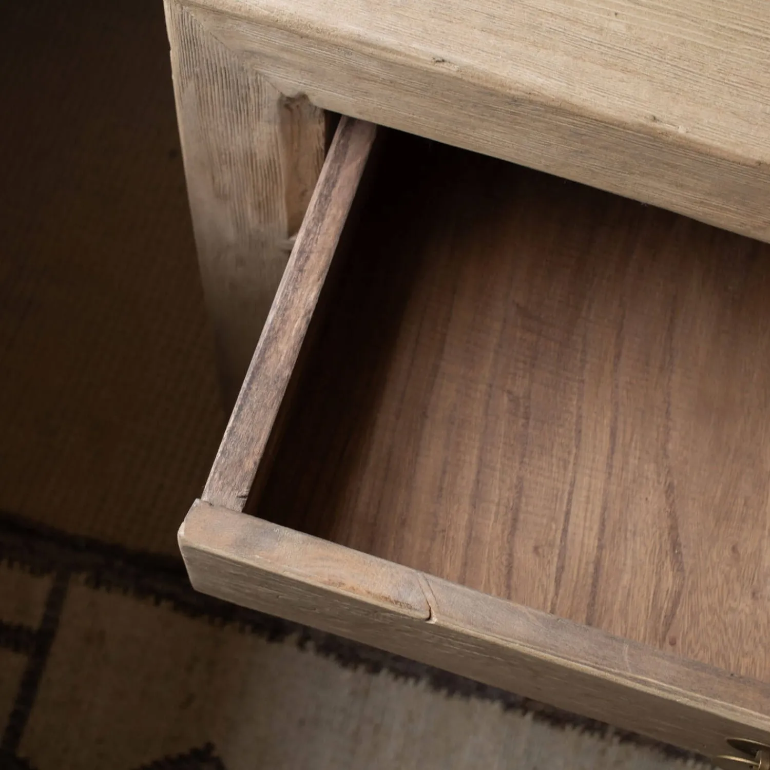 Graham & Green Macau Natural Bedside Table