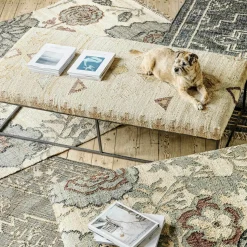 Graham & Green Mara Jute Rug Coffee Table
