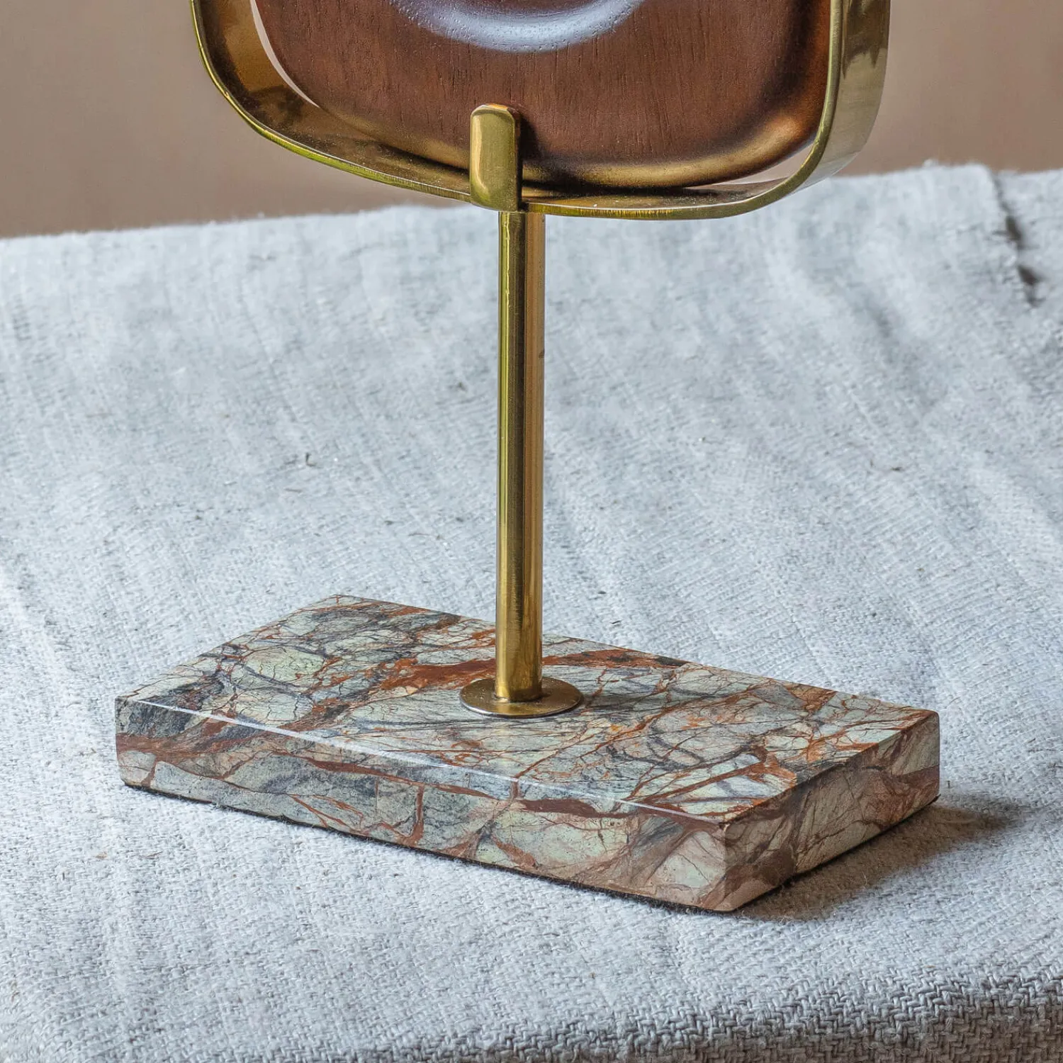 Graham & Green Marble and Wood Ornament