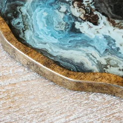 Graham & Green Marble Effect Tray with Handles