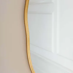 Graham & Green Matilda Oval Gold Mirror