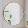 Graham & Green Matilda Round Gold Mirror