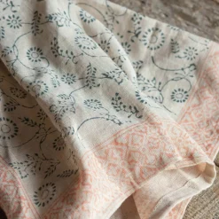 Graham & Green Matilde Linen Block Printed Napkin