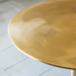 Graham & Green Mildred Gold and Marble Side Table