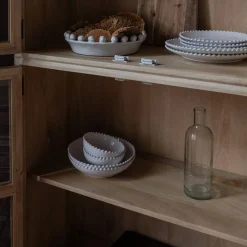 Graham & Green Mimosa Four Door Glass Cupboard